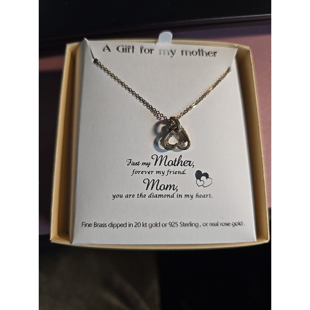 Timeless Brass Necklace A Gift For My Mom Christmas Birthday Mothers Day Gift